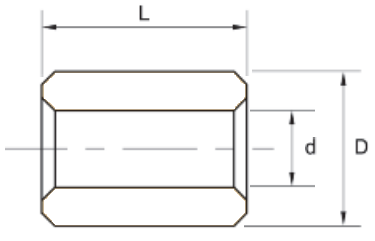 AI0811-14 Imperial Plain Oilite Bearing Bush 1/2 x 11/16 x 7/8inch