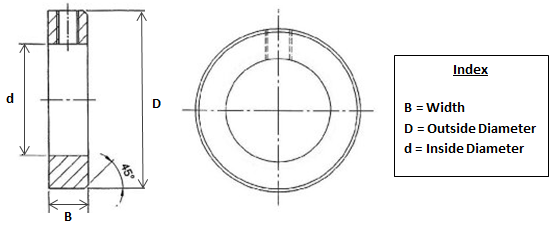 CABU10ST - 10mm Stainless Shaft Collar