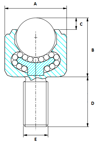 9150 Chrome Ball Transfer Unit